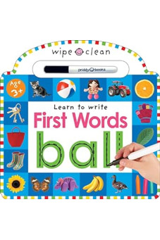 Wipe Clean: First Words  by Roger Priddy- Boardbook