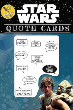 Star Wars Quote Cards by Editors of Thunder Bay Press- Paperback Sticker Book 