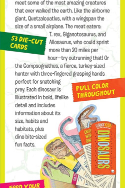 Fandex Kids: Dinosaurs: Facts That Fit in Your Hand: 48 Amazing Dinosaurs Inside! Cards by Workman Publishing- Cards