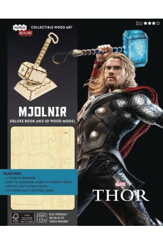 IncrediBuilds: Marvel: Thor Deluxe Book and Model Set  by Joshua Sky-Hardcover 