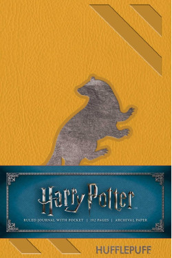 Harry Potter: Hufflepuff Ruled Pocket Journal by Hardcover