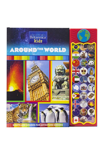 Around the World (Encyclopedia Britannica Kids) by Winslow, Claire -Soundboard Hardcover