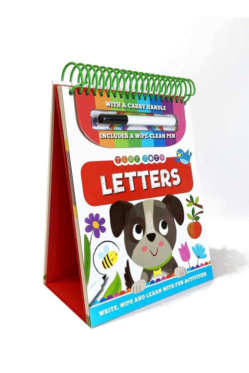 Tiny Tots Letters: Wipe Clean Book with Carry Handle and Easel 