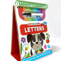 Tiny Tots Letters: Wipe Clean Book with Carry Handle and Easel 