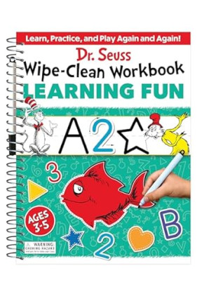 Dr. Seuss Wipe-Clean Workbook: Learning Fun (Dr. Seuss Workbooks) by Dr. Seuss-Spiral
