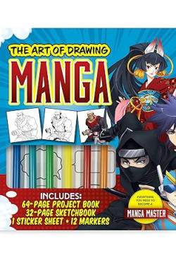 The Art of Drawing Manga Kit: Everything you need to become a manga master by Jeannie Lee  - Activity Set