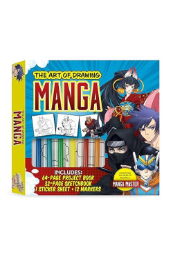The Art of Drawing Manga Kit: Everything you need to become a manga master by Jeannie Lee  - Activity Set