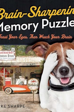 Brain-Sharpening Memory Puzzles: Test Your Recall with 80 Photo Games by Luke Sharpe - Paperback