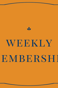 Weekly Membership by Spine and label