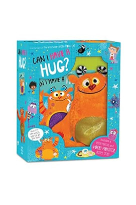 Can I Have a Hug Book and Plush  (The Very Hungry Worry Monsters)-Boxset