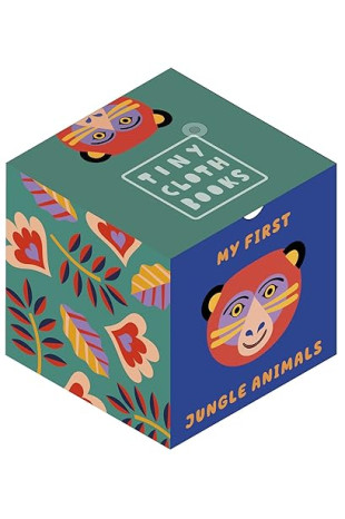 My First Jungle Animals: A Cloth Book with First Animal Words (Tiny Cloth Books) by Happy Yak 