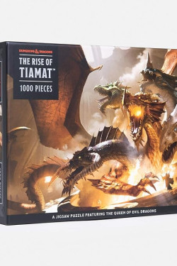The Rise of Tiamat Dragon Puzzle (Dungeons & Dragons): 1000-Piece Jigsaw Puzzle 