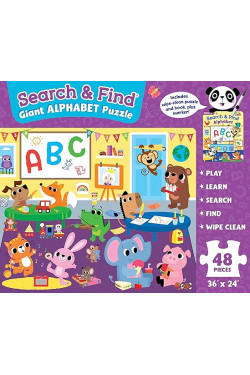 Search & Find Giant Alphabet Puzzle by Kidsbooks Publishing