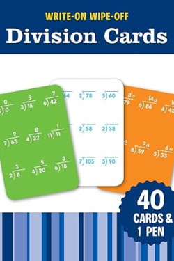Write-On Wipe-Off Division Cards