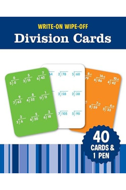 Write-On Wipe-Off Division Cards