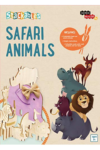 Safari Animals (IncrediBuilds Jr. Stackables) by Insight Editions