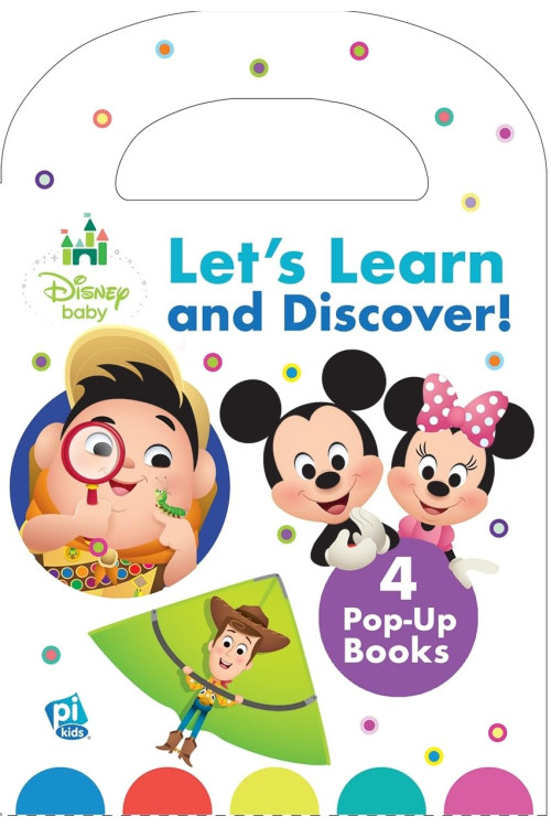 Let's Learn and Discover! 4 Pop-Up Books (Disney Baby) by Phoenix International Publications-Boxed Set Pop-Up Books