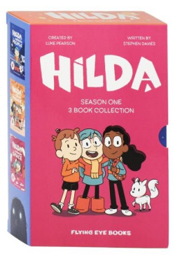 Hilda Season 1 Collection (Hilda and the Hidden People/Hilda and the Great Parade/Hilda and the Nowhere Space) by Davies, Stephen -Boxed Set Paperback