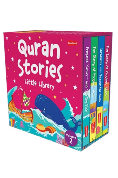 Quran Stories - Little Library - Vol.2 (4 Board Books Set) By Saniyasnain Khan