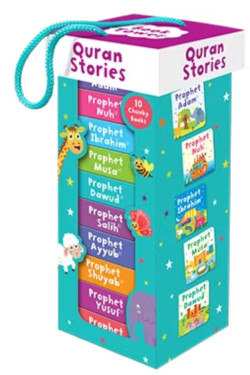 Quran Stories Book Tower (Set of 10 chunky board books) By Saniyasnain Khan