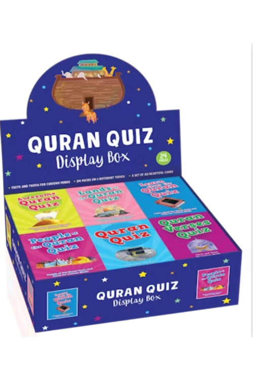 Quran Quiz Display Box (24 Packs on 6 different Topics)