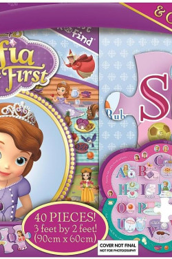 My First Look & Find Book and Shaped Puzzle Disney Jr. - Sofia The First