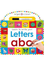 Wipe Clean: Letters (Wipe Clean Learning Books) by Roger Priddy- Board book