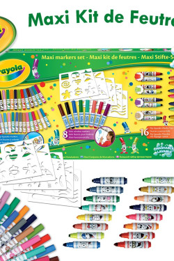 Crayola Maxi Marker Box 65 Piece Set 