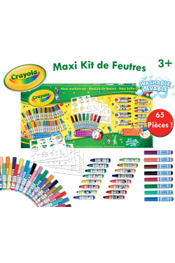 Crayola Maxi Marker Box 65 Piece Set 