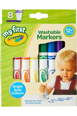 Minikids Markers by Crayola 8 Pieces