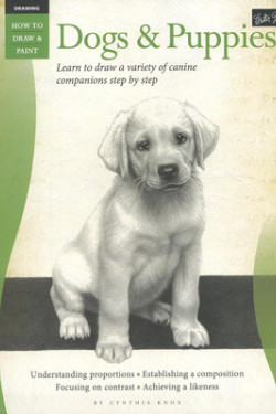 Dogs & Puppies (How to Draw & Paint) by Cynthia Knox - Paperback