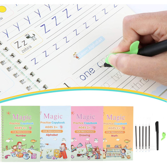 Practice Copybook Groove Calligraphy Handwriting Workbook Set for