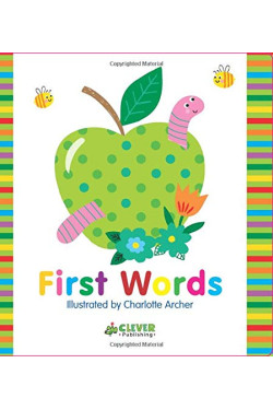 First Words (Clever Colorful Concepts) by Nick Ackland - Boardbook