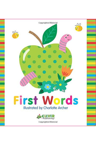 First Words (Clever Colorful Concepts) by Nick Ackland - Boardbook