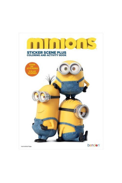 Minions: Sticker Scene Plus Coloring and Activity Book by Bendon