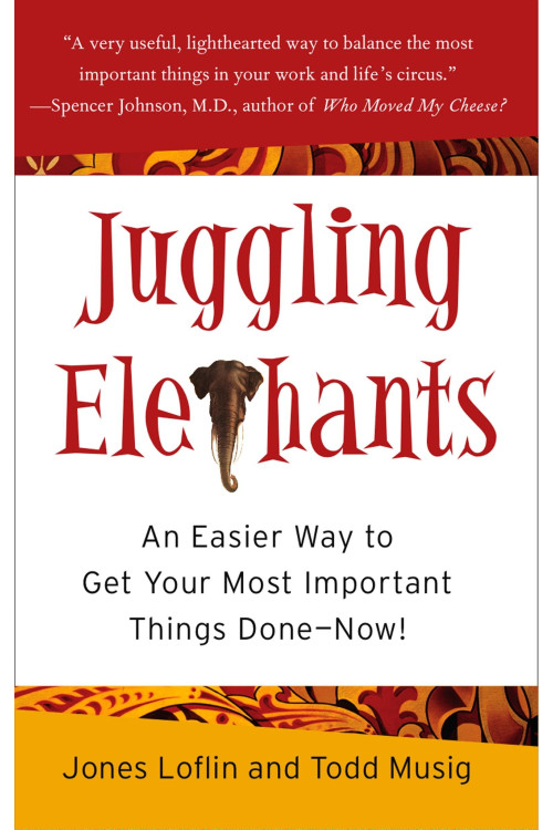 Juggling Elephants: An Easier Way to Get Your Big, Most Important Things Done--Now! by Loflin, Jones-Hardcover