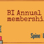 BI Annual Membership by Spine and Label