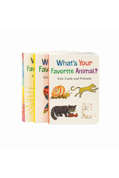 Eric Carle and Friends: 3 Delightful Collections (What's Your Favorite Color?/What's Your Favorite Bug?/What's Your Favorite Animal?)