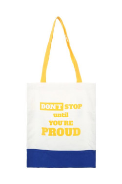 Don't Stop Until You are Proud Miniso Shopping Bag