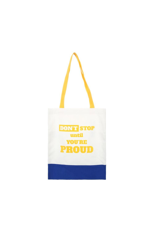Don't Stop Until You are Proud Miniso Shopping Bag