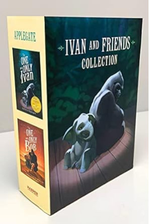 Ivan & Friends Paperback 2-Book Box Set: The One and Only Ivan, The One and Only Bob by Katherine Applegate -Paperback