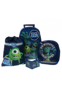 Disney Monsters University Inc Trolley Inc Set