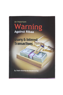 An Important Warning Against Ribaa by Shaikh Abdul-Aziz bin Abdullah bin Baz - Paperback
