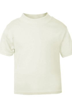 Cream Unbranded Short Sleeve T-Shirt