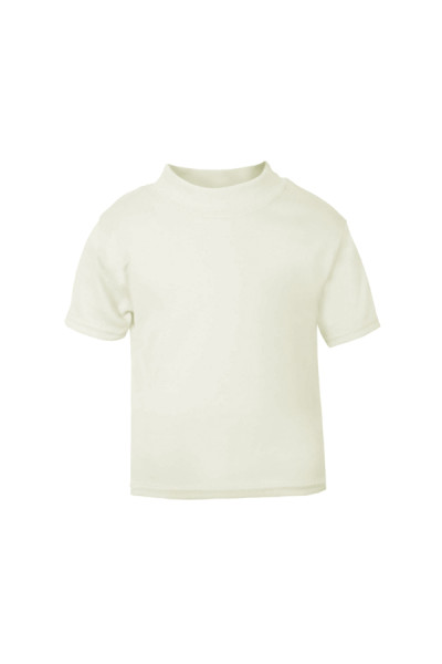 Cream Unbranded Short Sleeve T-Shirt