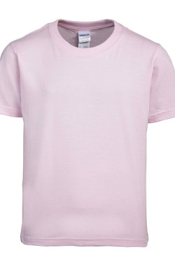 Light Pink Gildan Kids Soft Style Ringspun Short Sleet T-Shirt