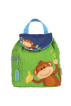 Quilted Backpack Monkey Boy