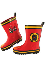Rain boots  Firetruck 