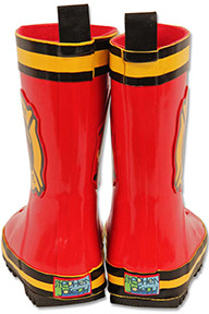 Rain boots  Firetruck 