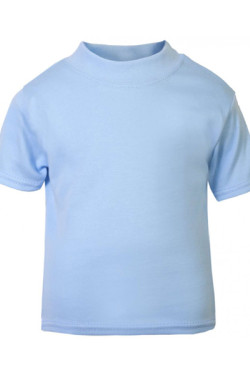 Baby Blue Unbranded Short Sleeve T-Shirt
